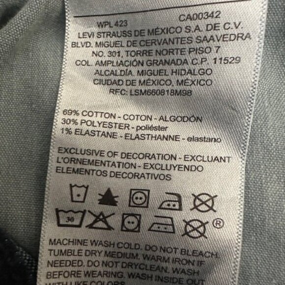 Levi Strauss Signature Women's 8 Modern Bootcut Jeans Dark Blue Wash - Picture 9 of 10